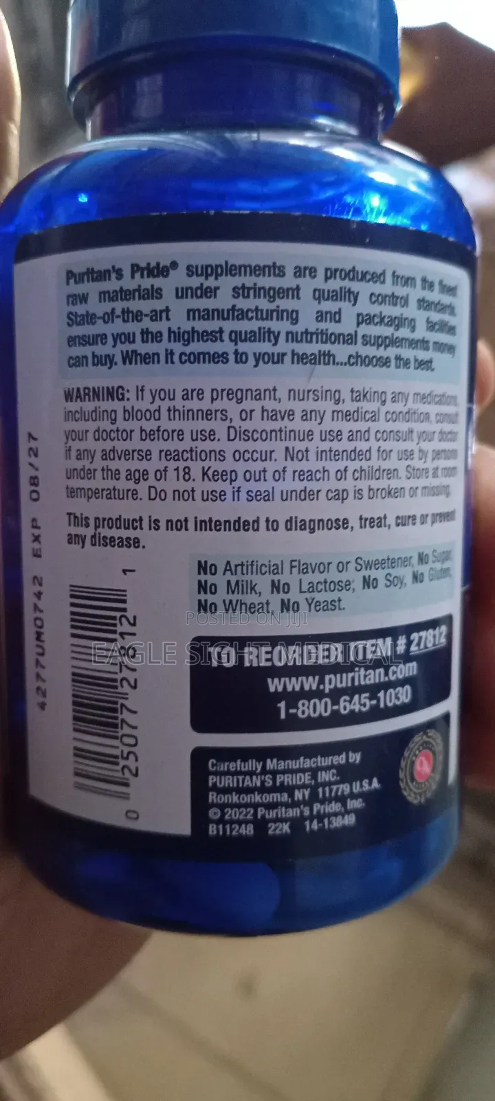 Puritans Pride Glucosamine Chondroitin  Msm