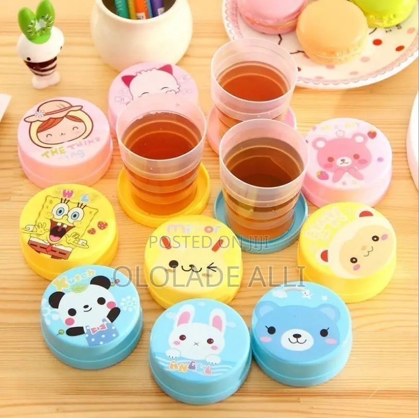 2 Pieces Foldable Children Cup