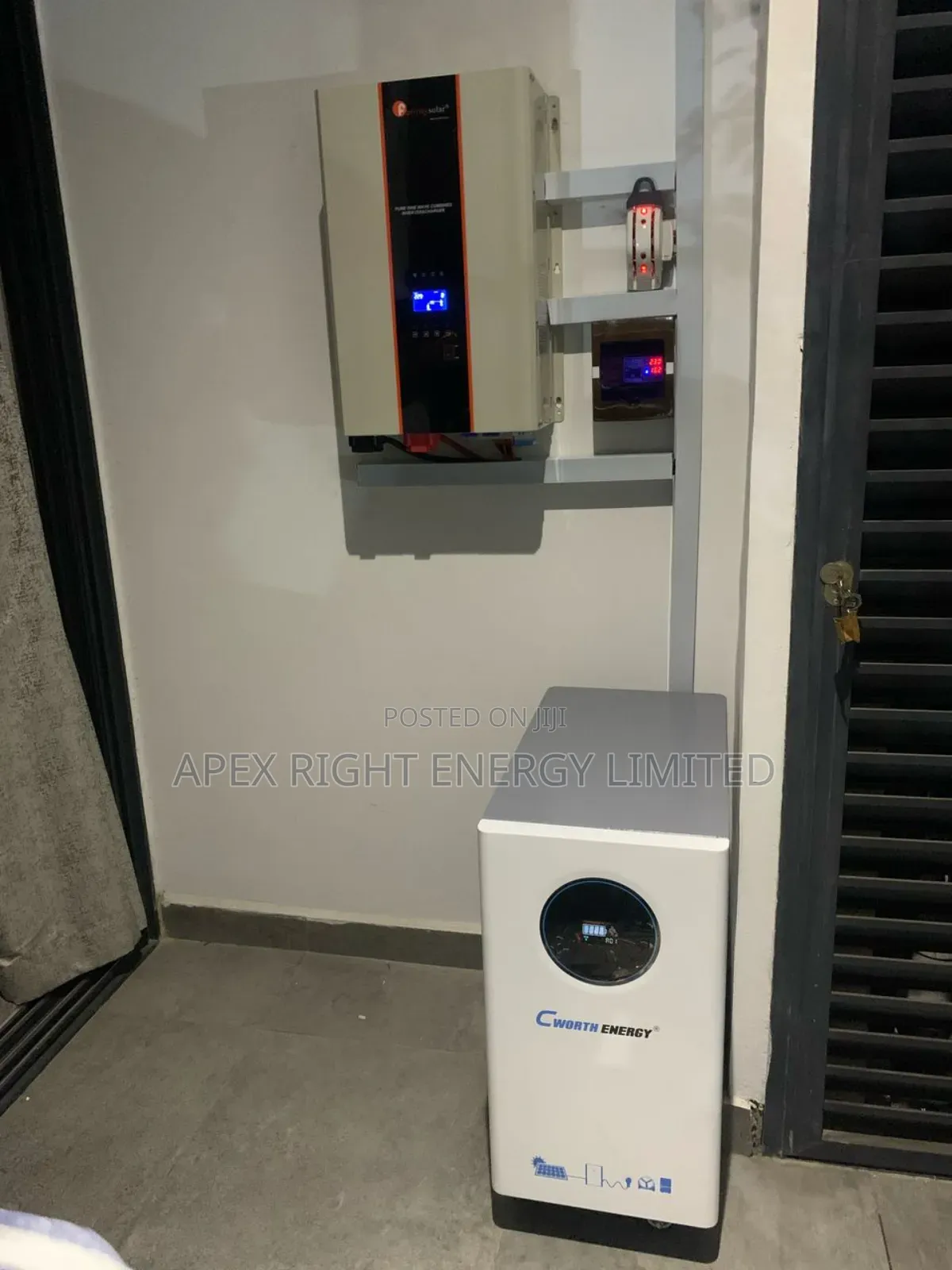 10kva Felicity Hybrid Setup+ 15kwh Cworth Lithium+ 15-panels