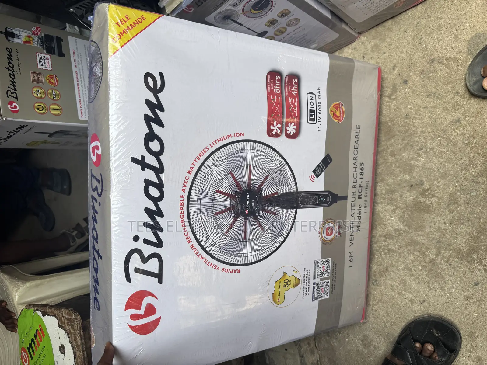 Binatone Rechargeable Fan Rcf-1865