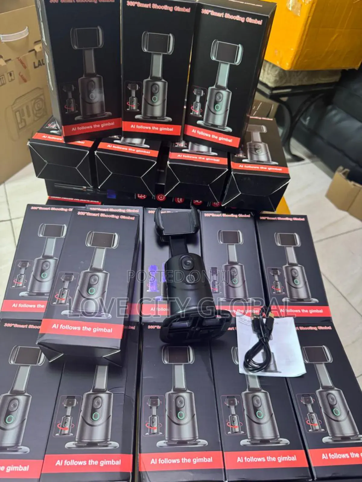 Q12 Ai 360°Rotation Facial Trackin-gimbal Mobilephone Holder