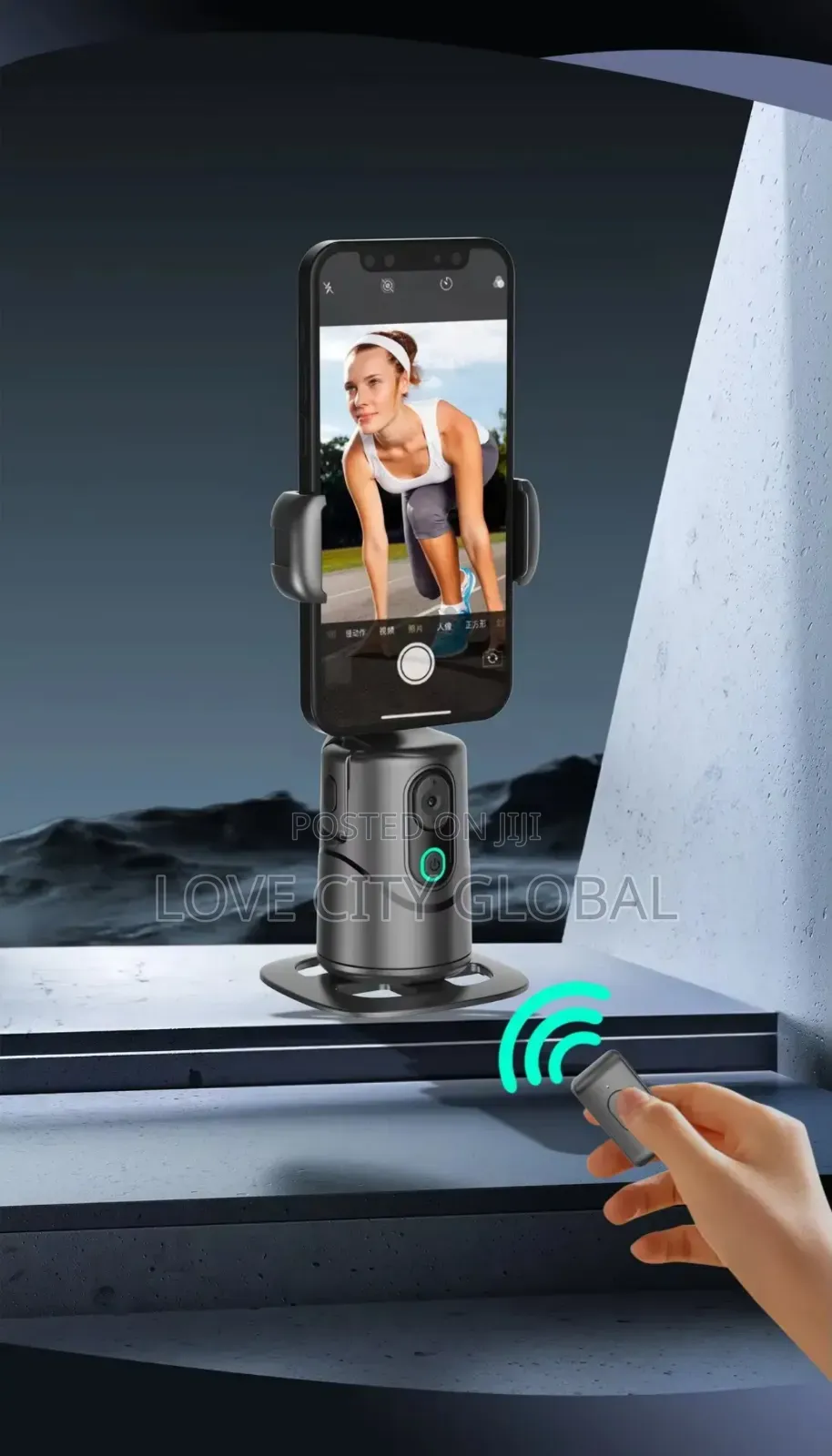 Q12 Ai 360°Rotation Facial Trackin-gimbal Mobilephone Holder