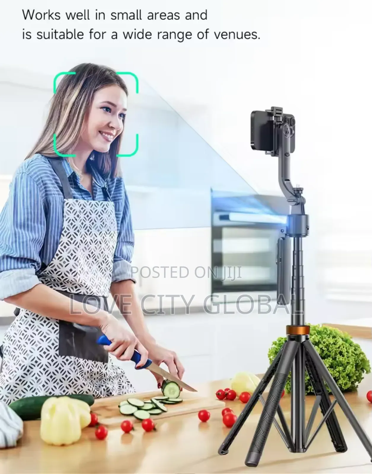 Phone Camera Tripod Phone Gimbal Selfie Stick Ai Track 360°.
