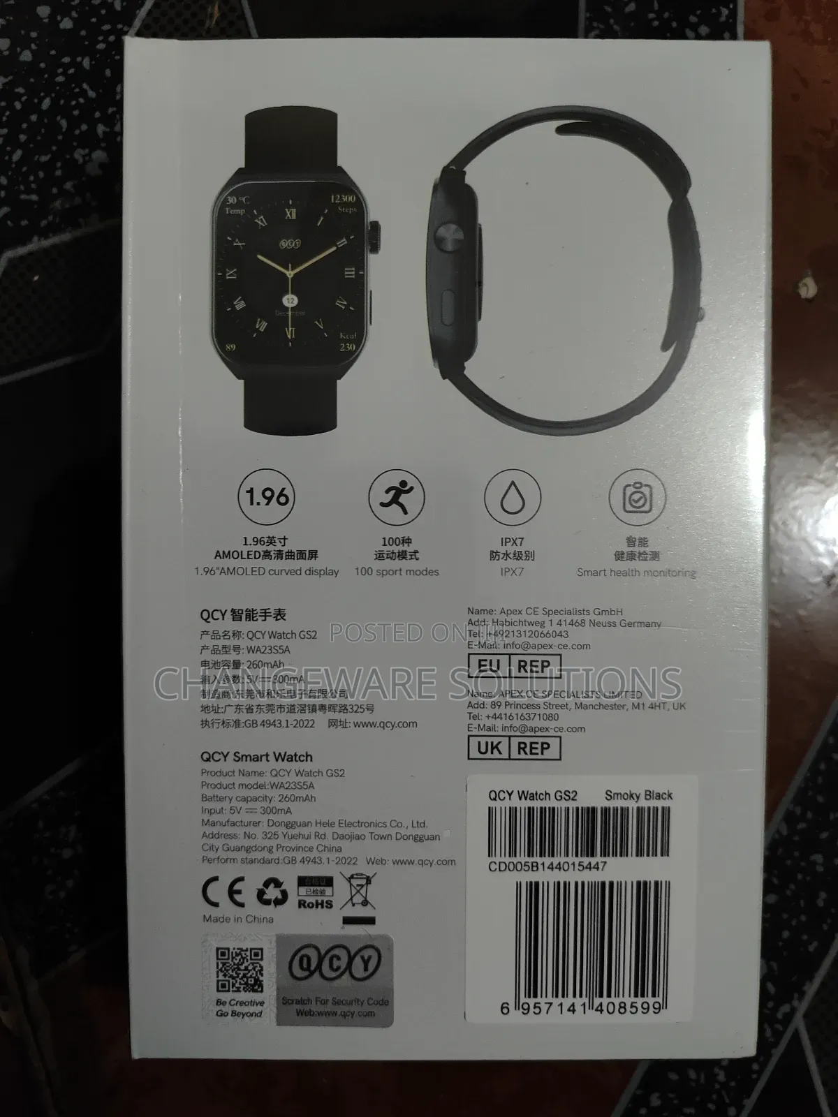 Qcy Watch Gs2 Smartwatch