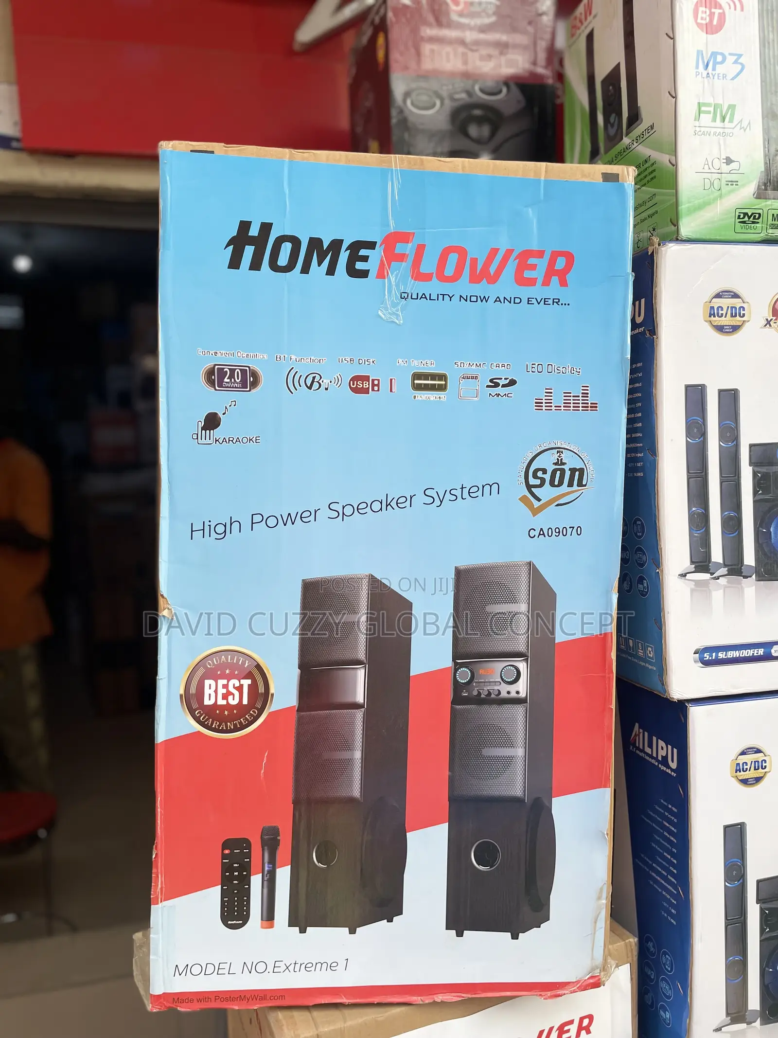 Home Flower Bodyguard Home Theater System