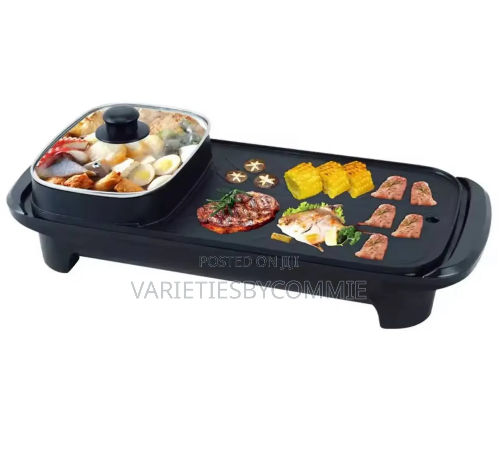 1 Multifunctional Non-Stick Electric Cooking Pot Grill