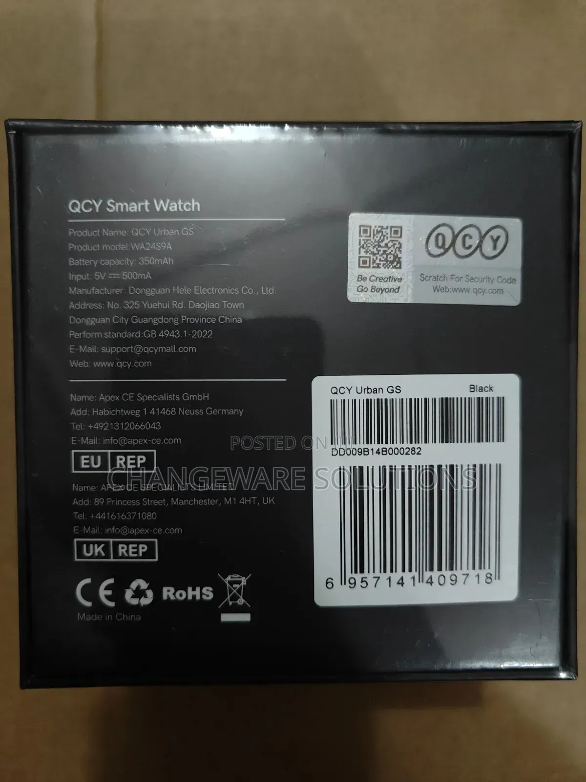 Qcy Urban Gs Smartwatch