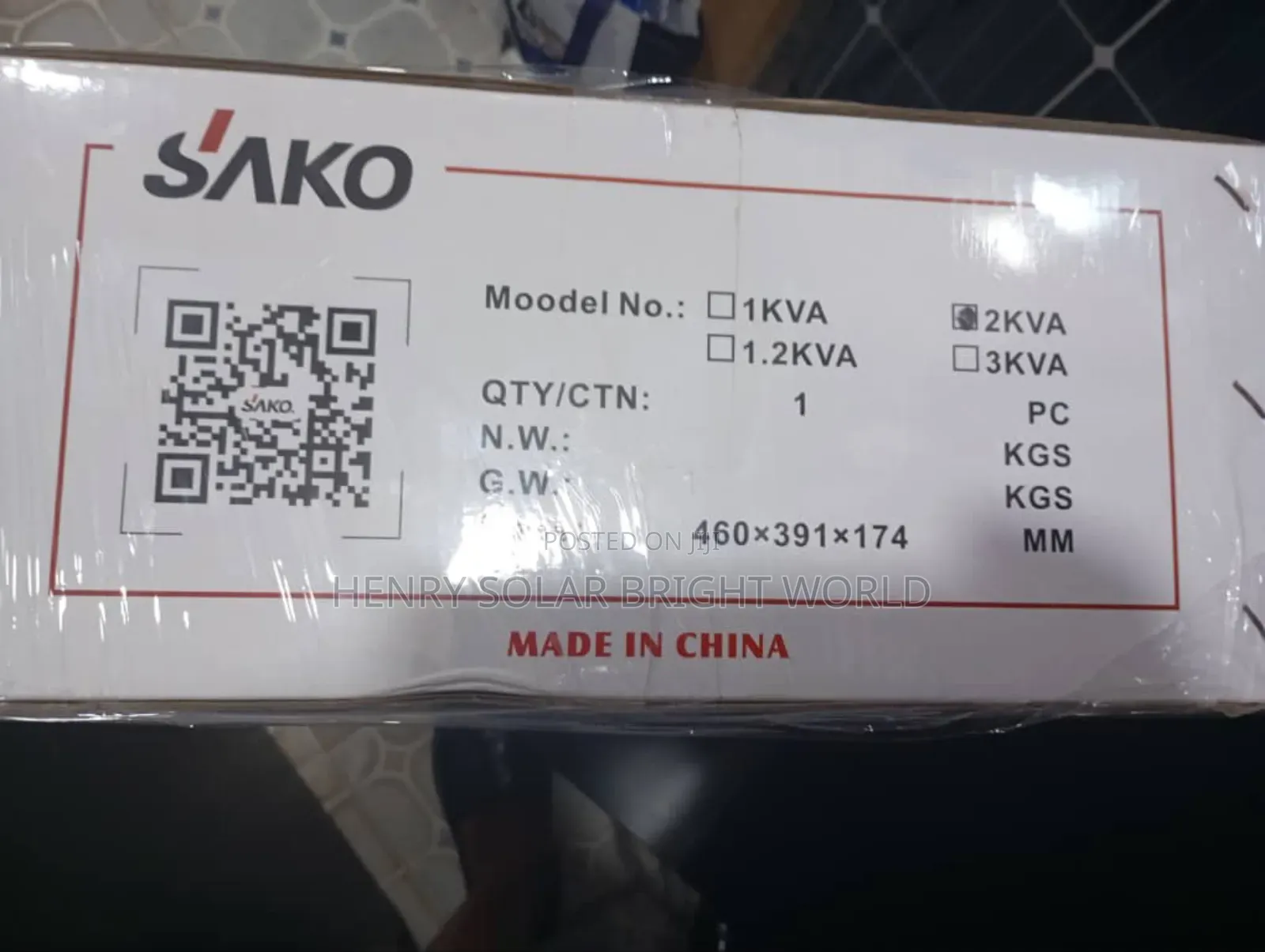 Sako 2kva 12v Hibrid Inverter