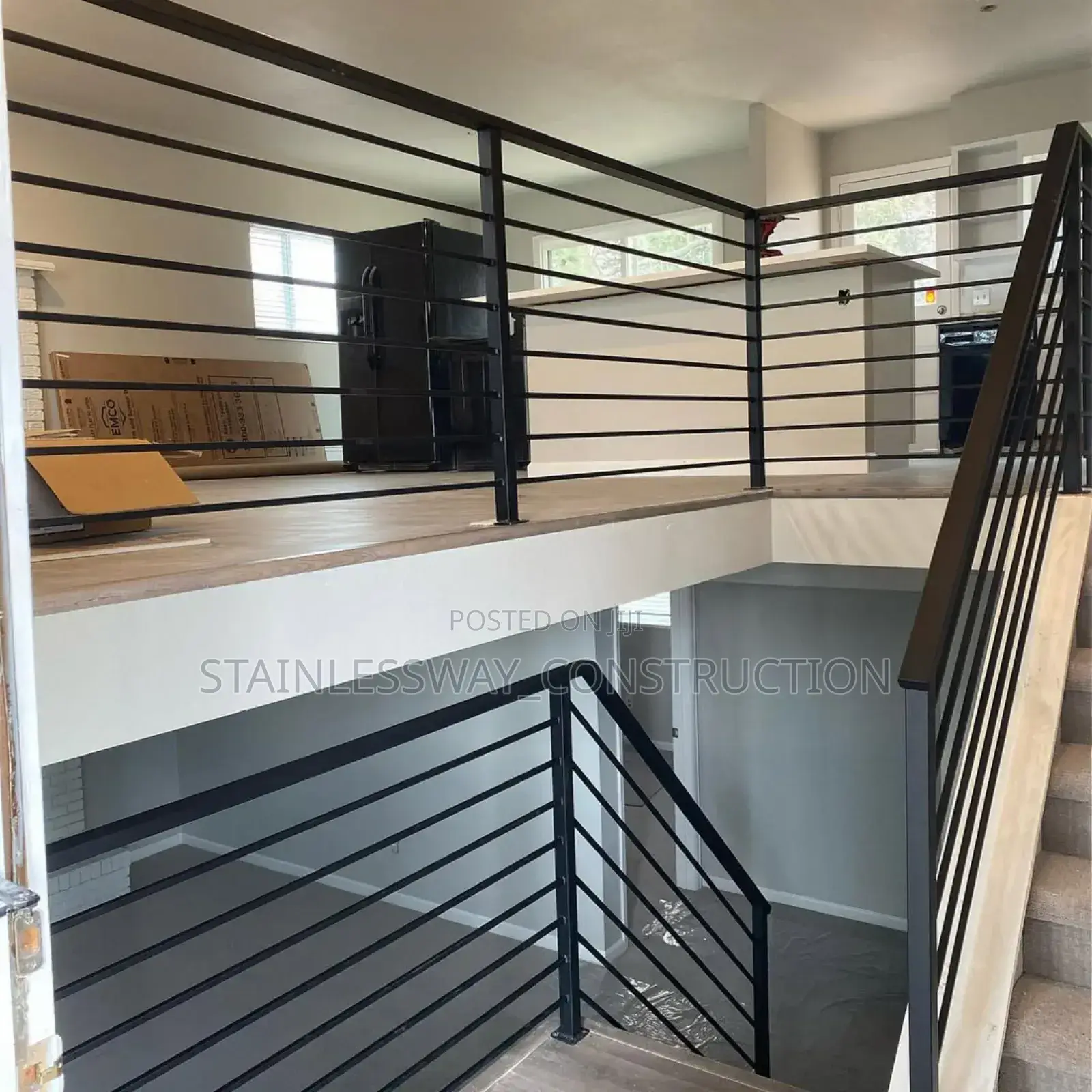 Iron Staircase Rail 100