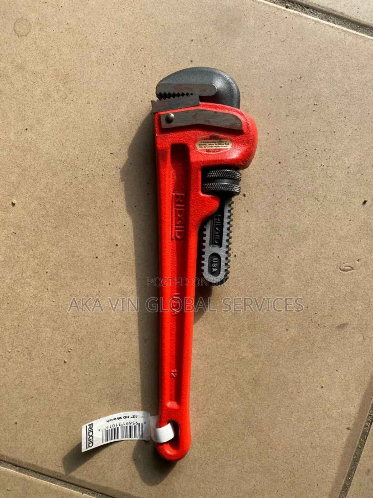 12" Heavy-Duty Straight Pipe Wrench