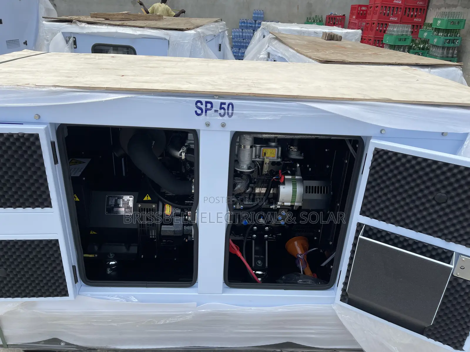 Superb England Perkins Soundproof Diesel Generator 50kva