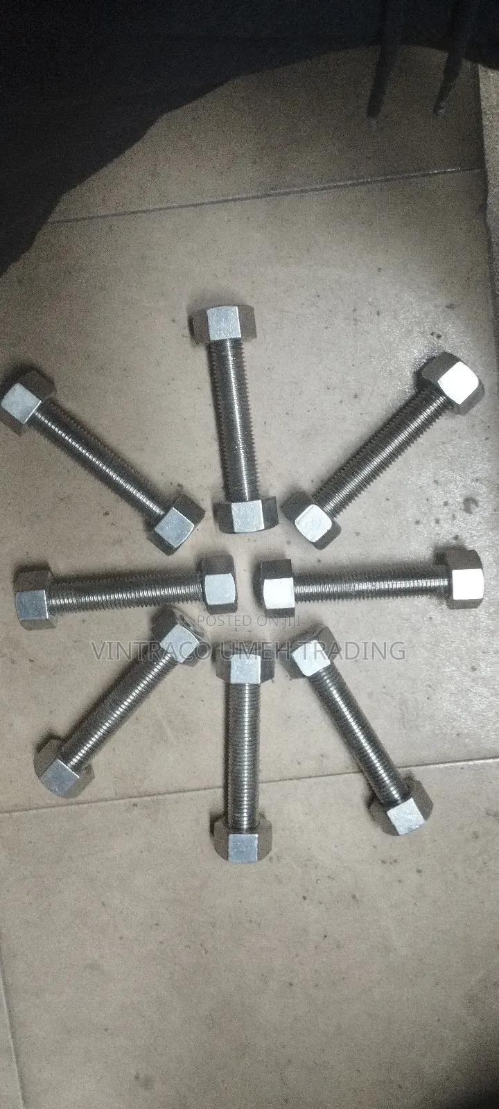 7/8 X 150mm Stainless Steel Stud Bolt and Nuts