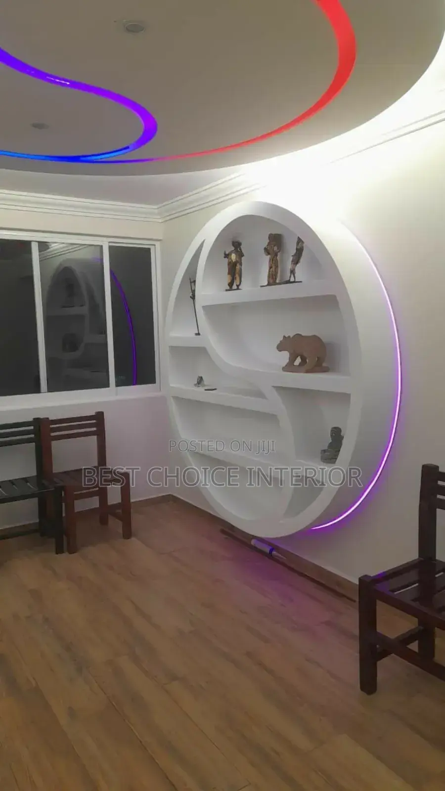 Finished Pop Design and Wall Design