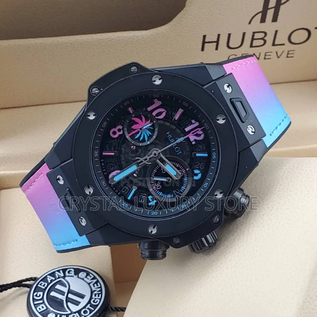 Hublot Quality Men Luxury Men Coloured Wristwatch