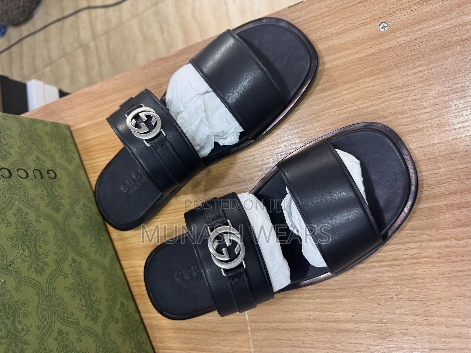 Gucci Leather Slipers
