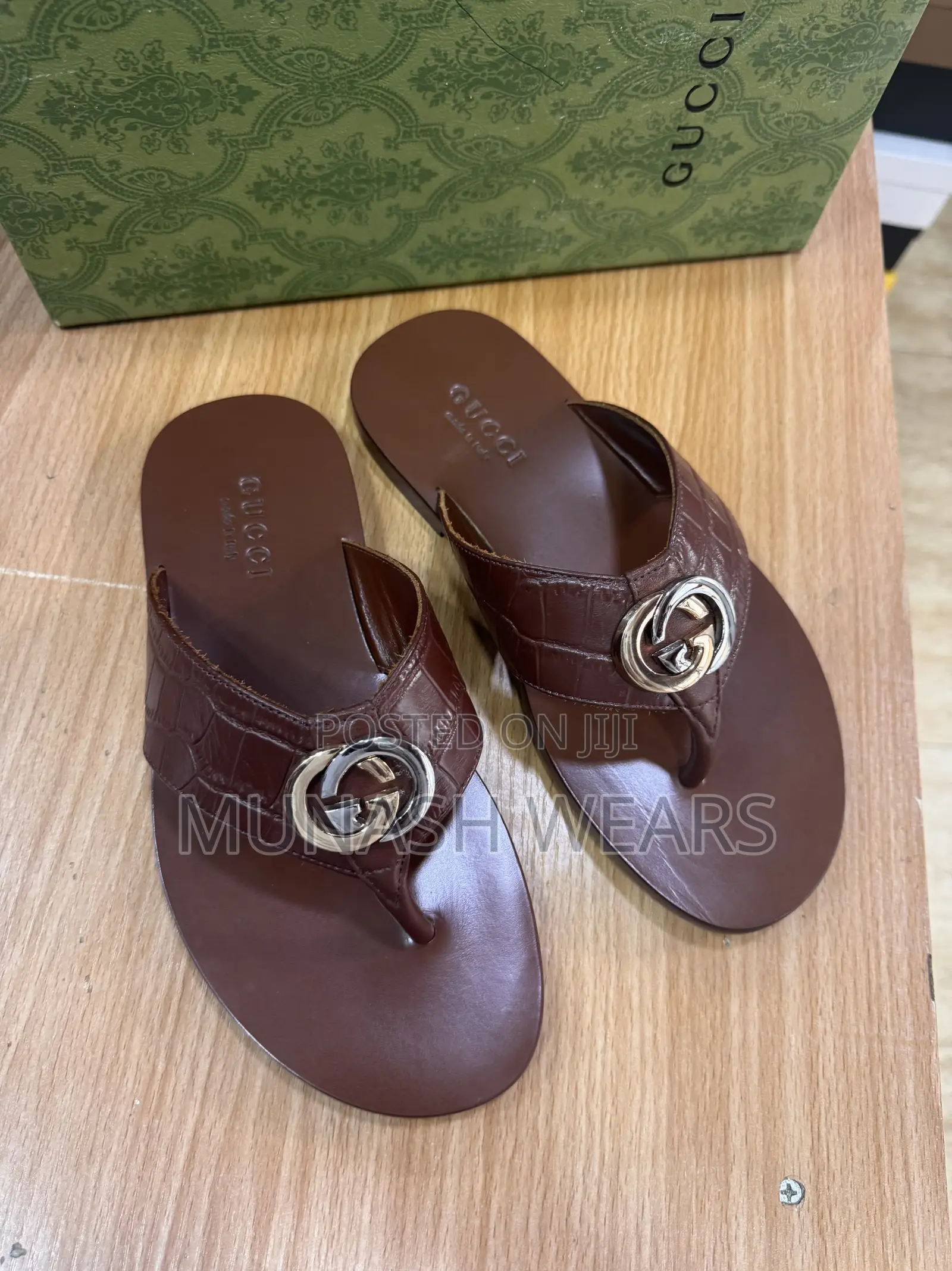 Original Italian Leather Gucci Slippers,Nationwide Delivery