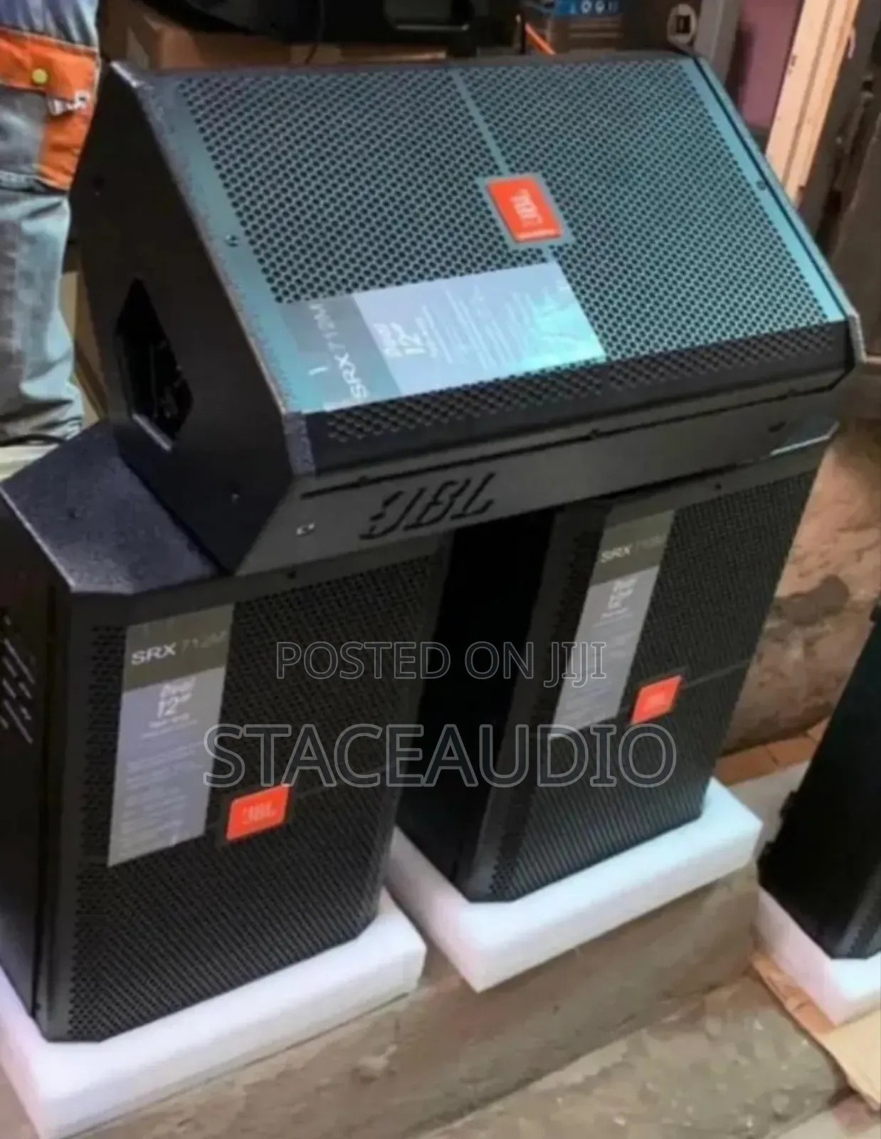 JBL Srx712m 12 800w Highpower Two-Way Stage Monitor Speaker