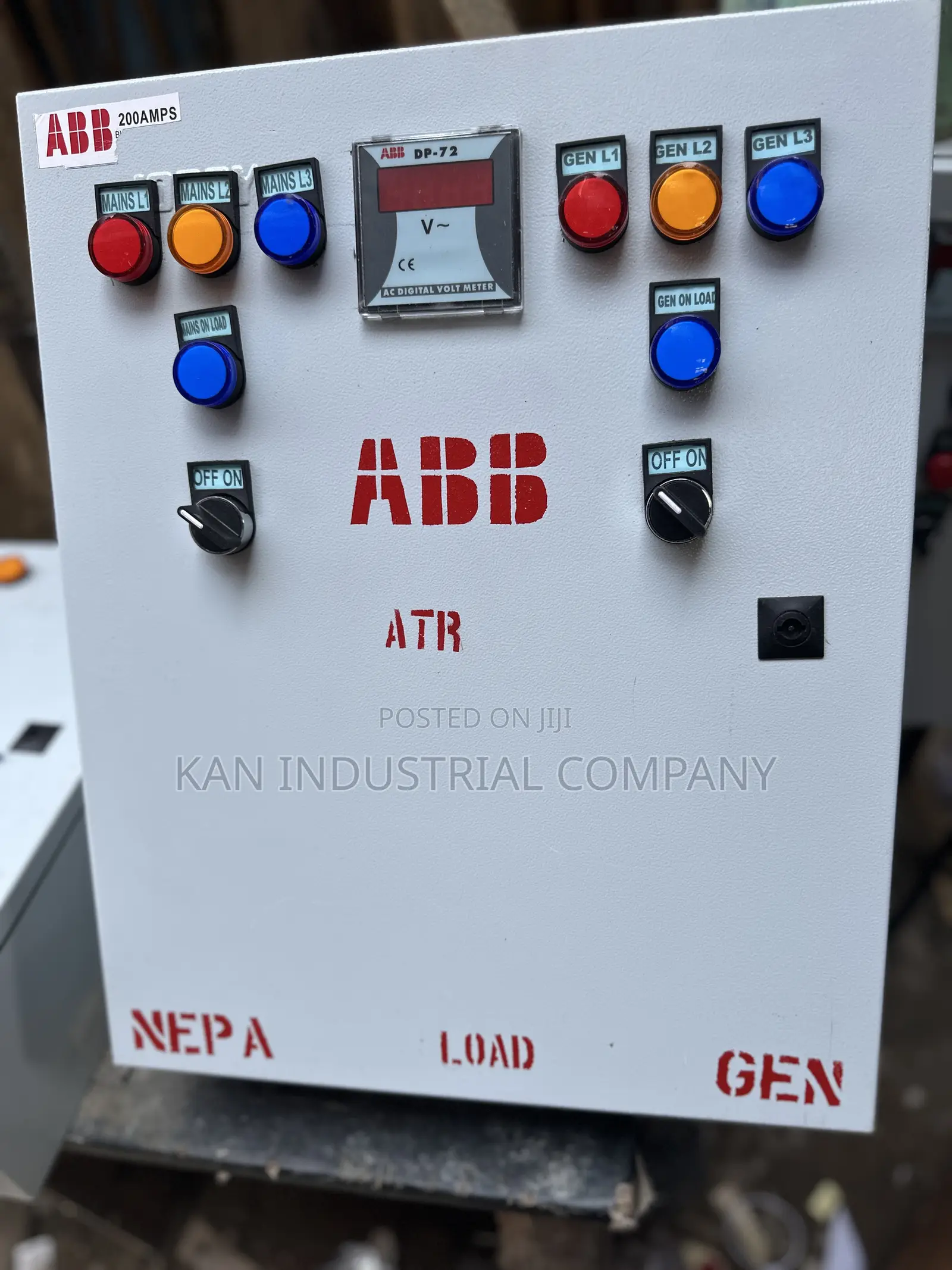 250amps Abb Automatic Change Over