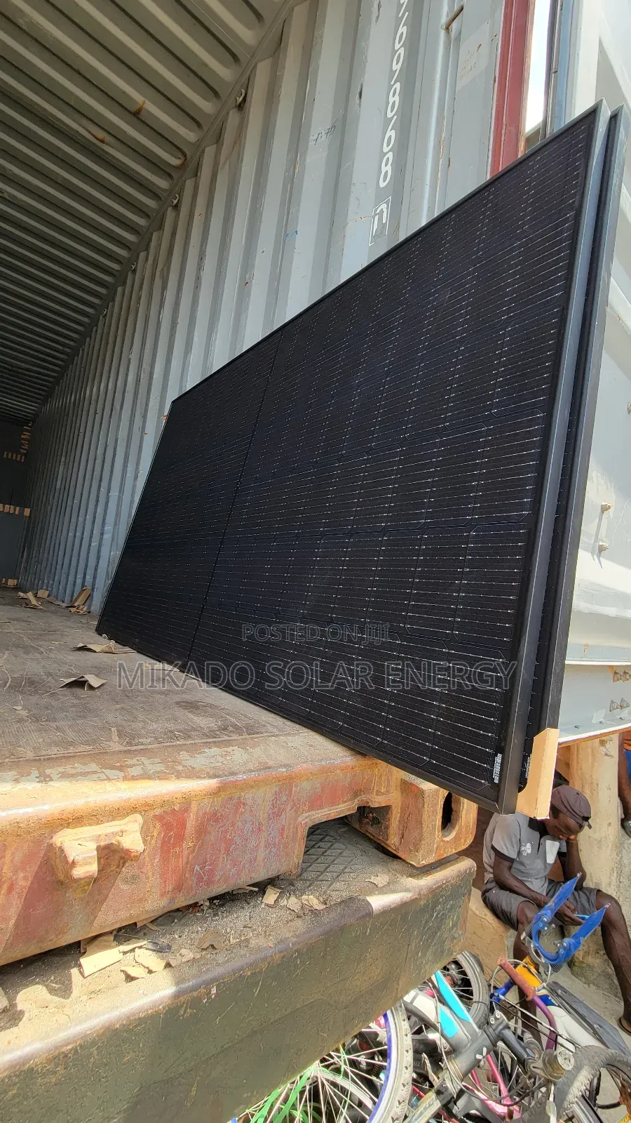 450w All Black Mono Panel