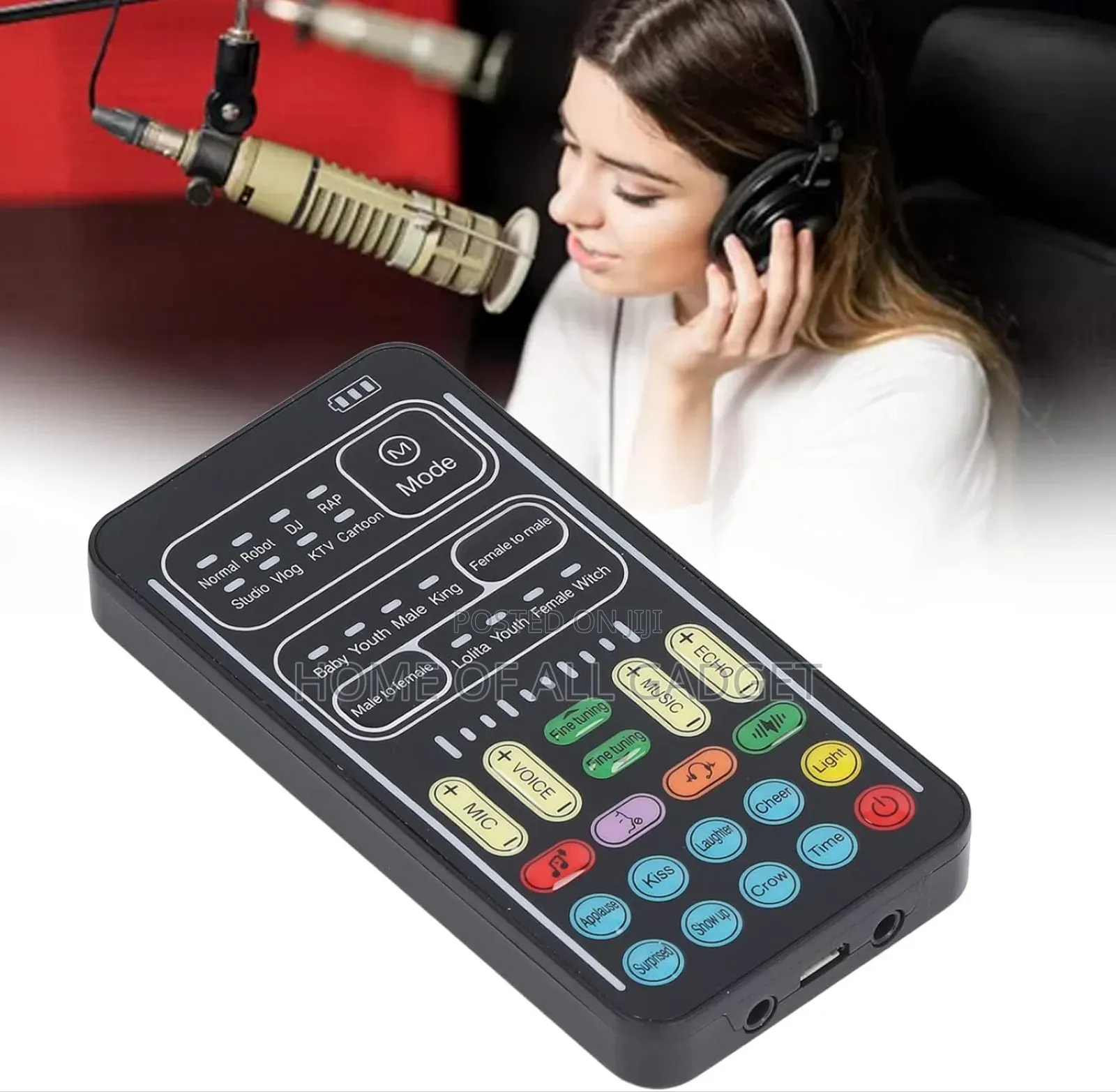Voice Changer Device From Female to Male or Male to Female,