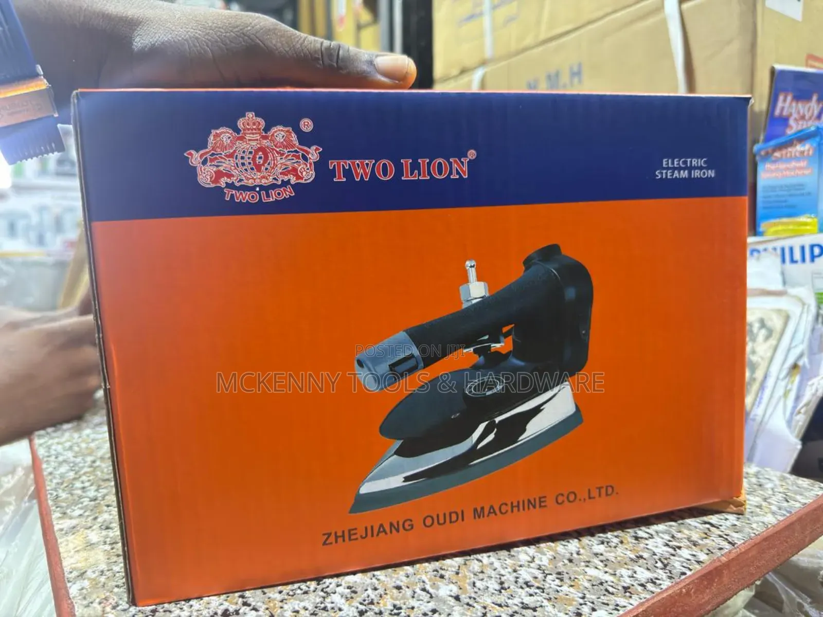 Two Lion Electric Industrial Steam Iron