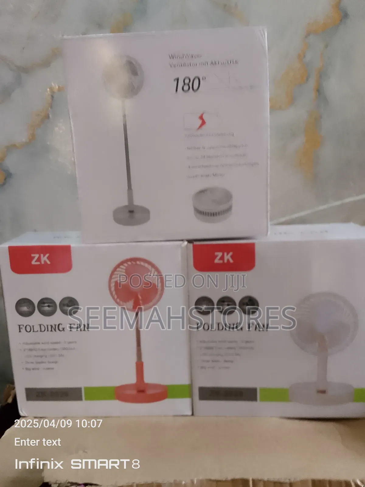 Rechargable Fan