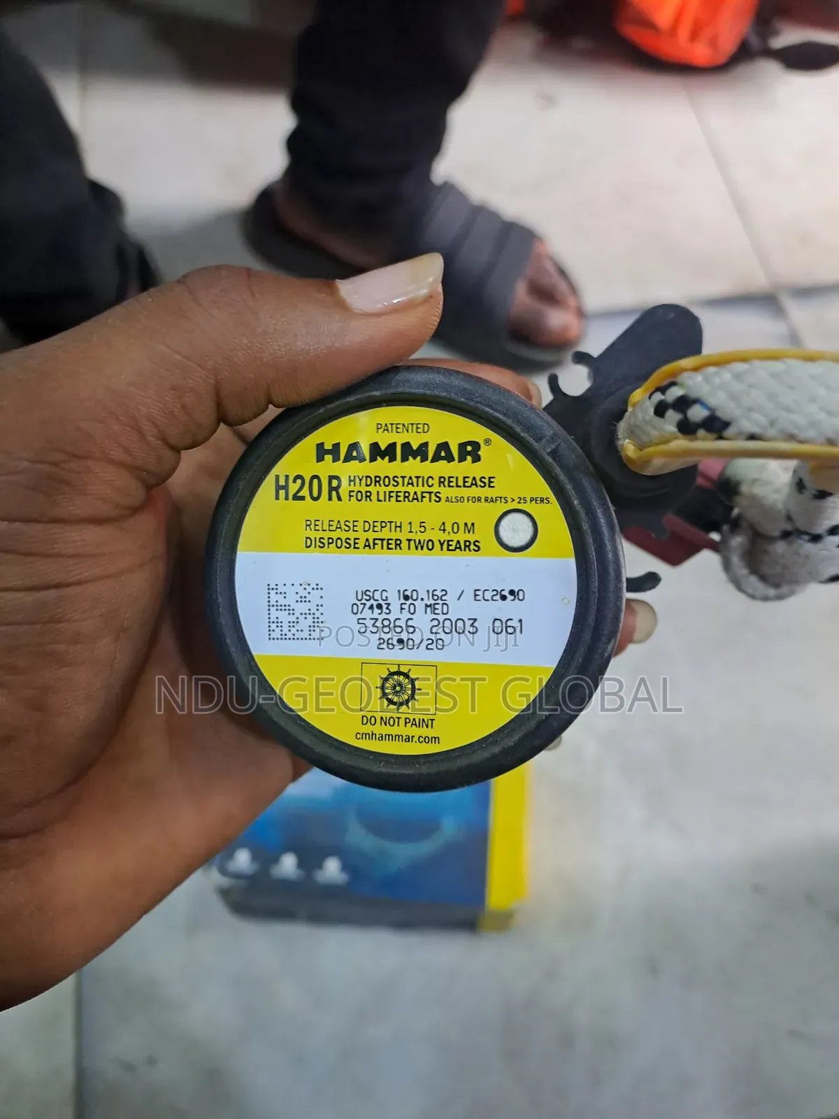 Hammar H20r Hydrostatic Release Unit (Life Raft)