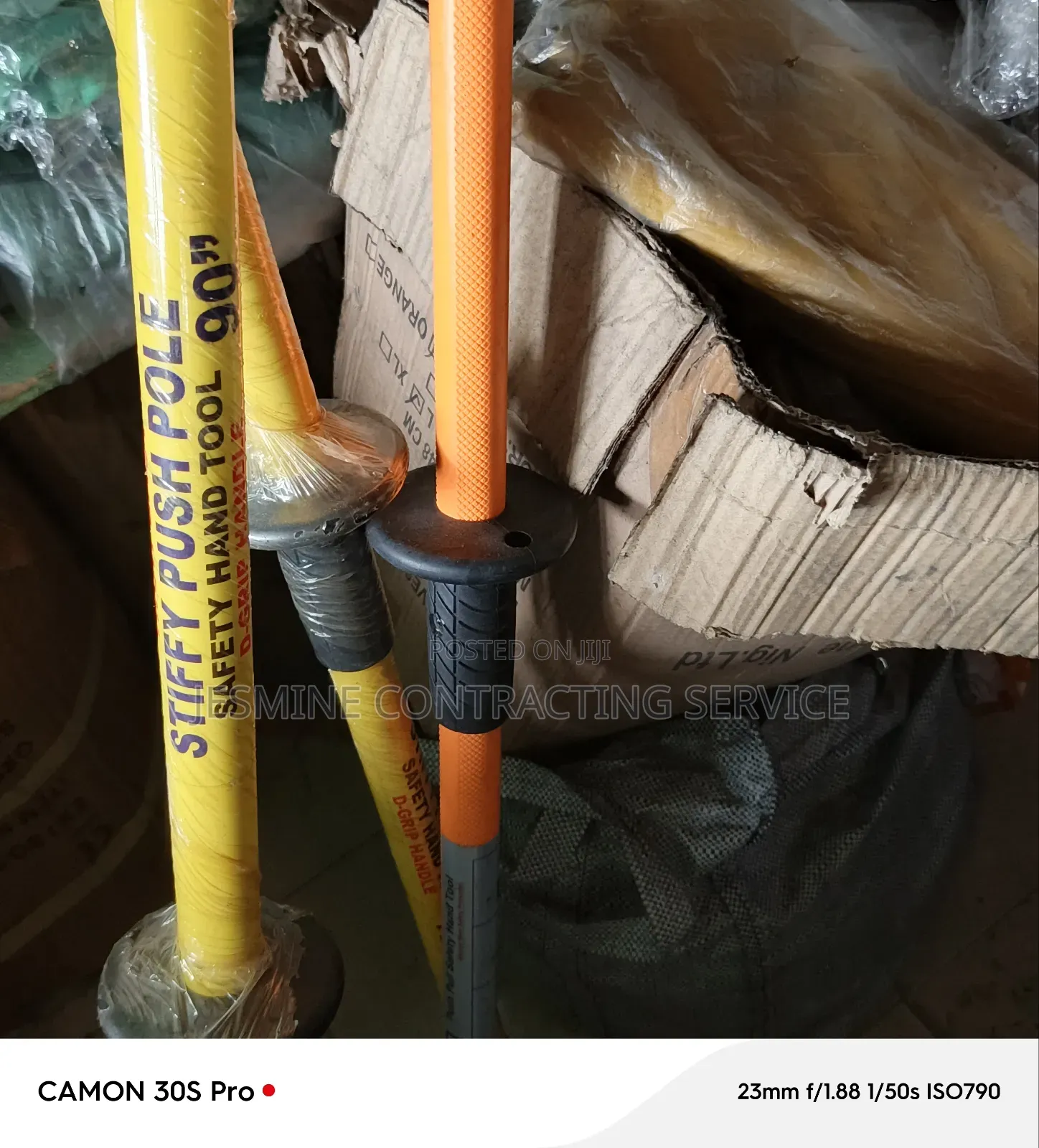 Stiffy Push Pole(72") D-Grip Handle