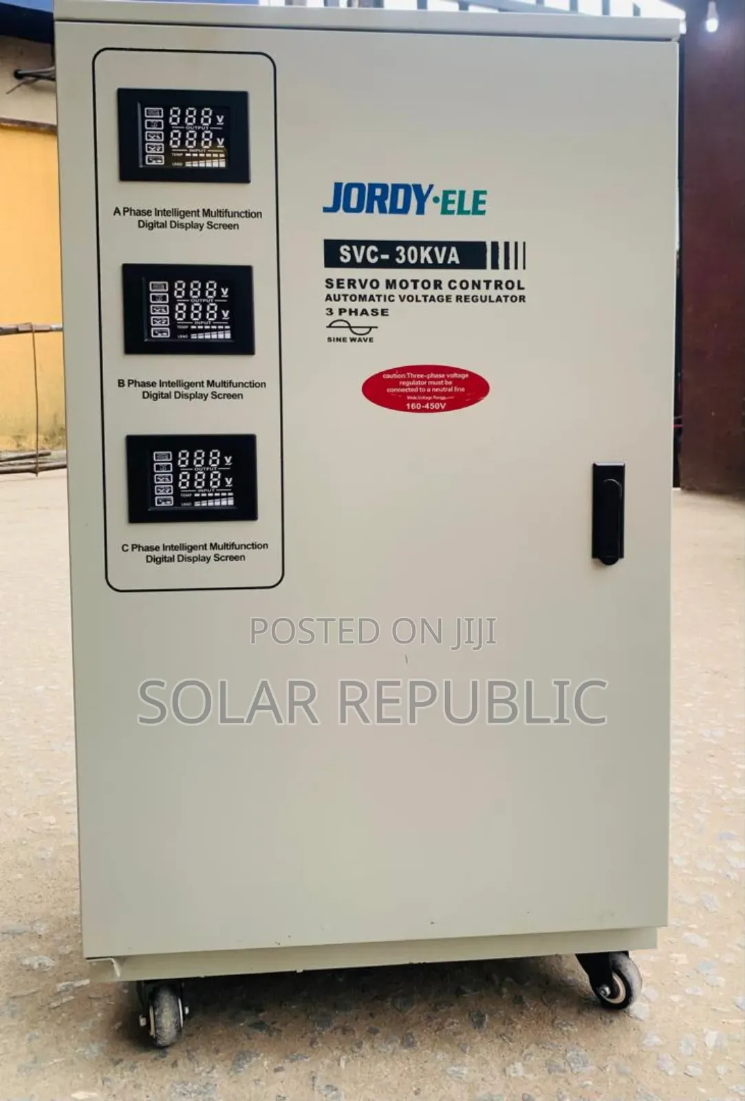 Stabilizer 30kva 3phase Jordyele