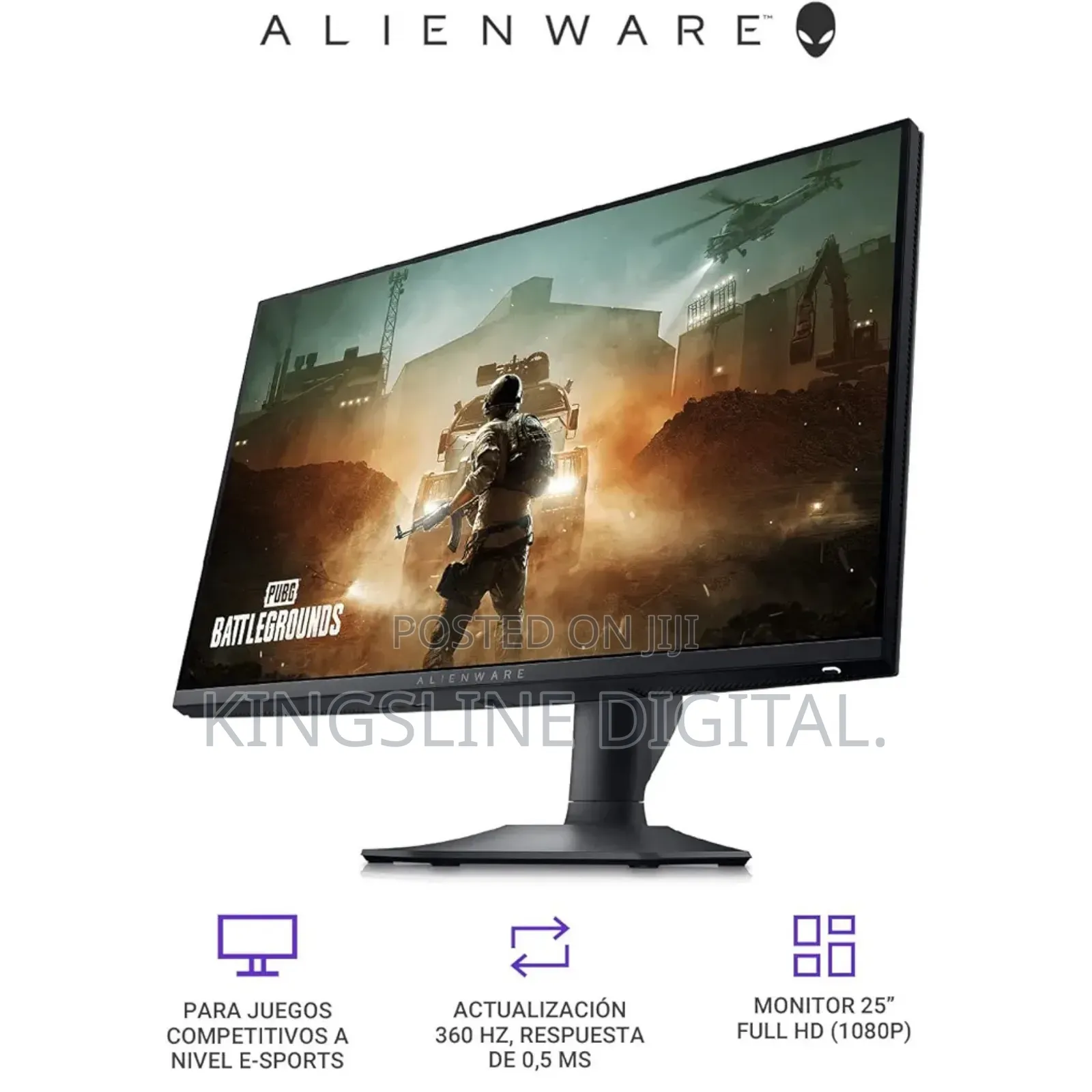 Alienware 25inches 360hz Ips FHD Amd Freesync Gaming Monitor