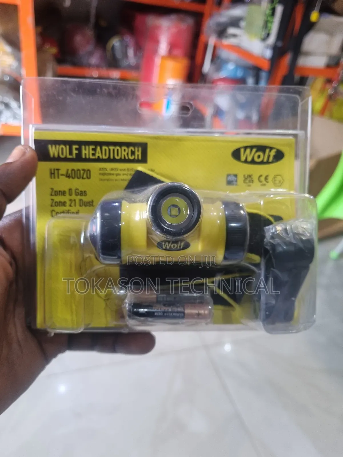 Wolf Ht-400z0 Atex Led Headtorch.