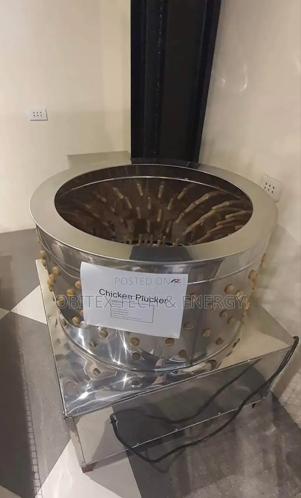 5 Bird Capacity Chicken Plucker Machine– Stainless Steel