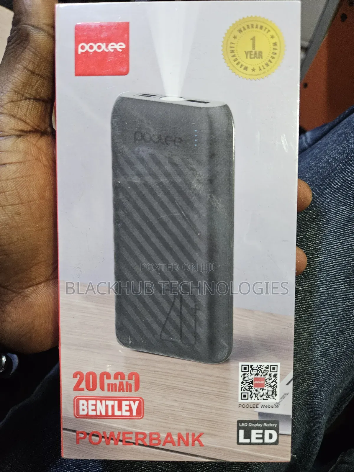 Poolee 20000mah Powerbank Bentley With Led Battery Display