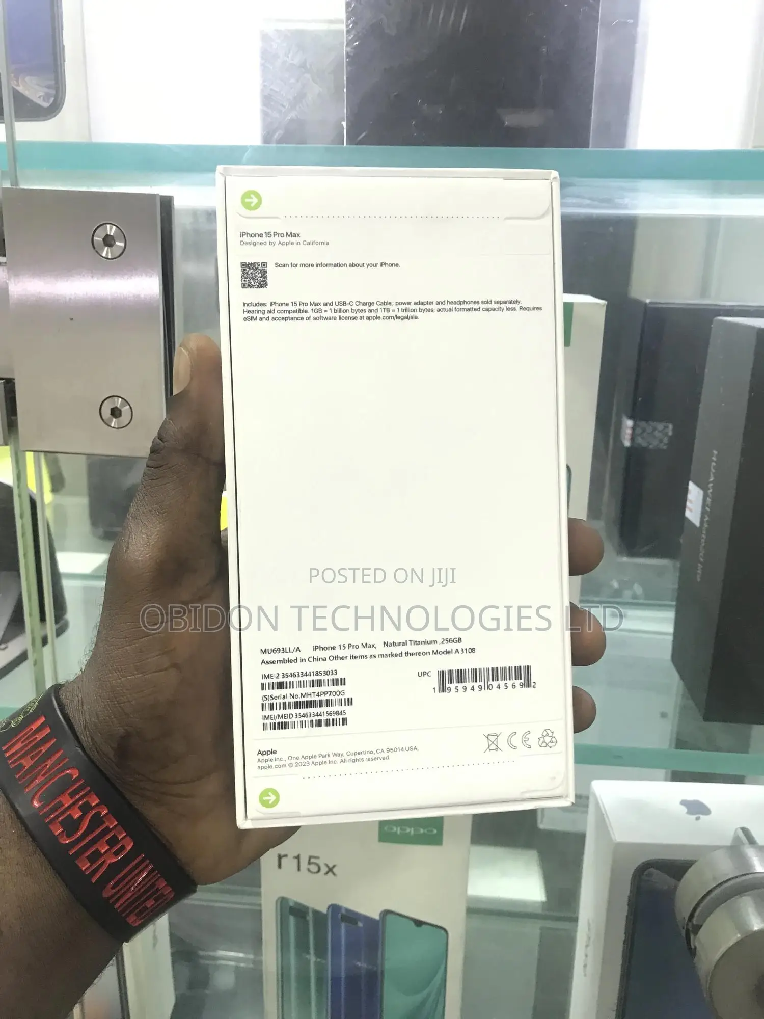 New Apple iPhone 15 Pro Max 256 GB Silver