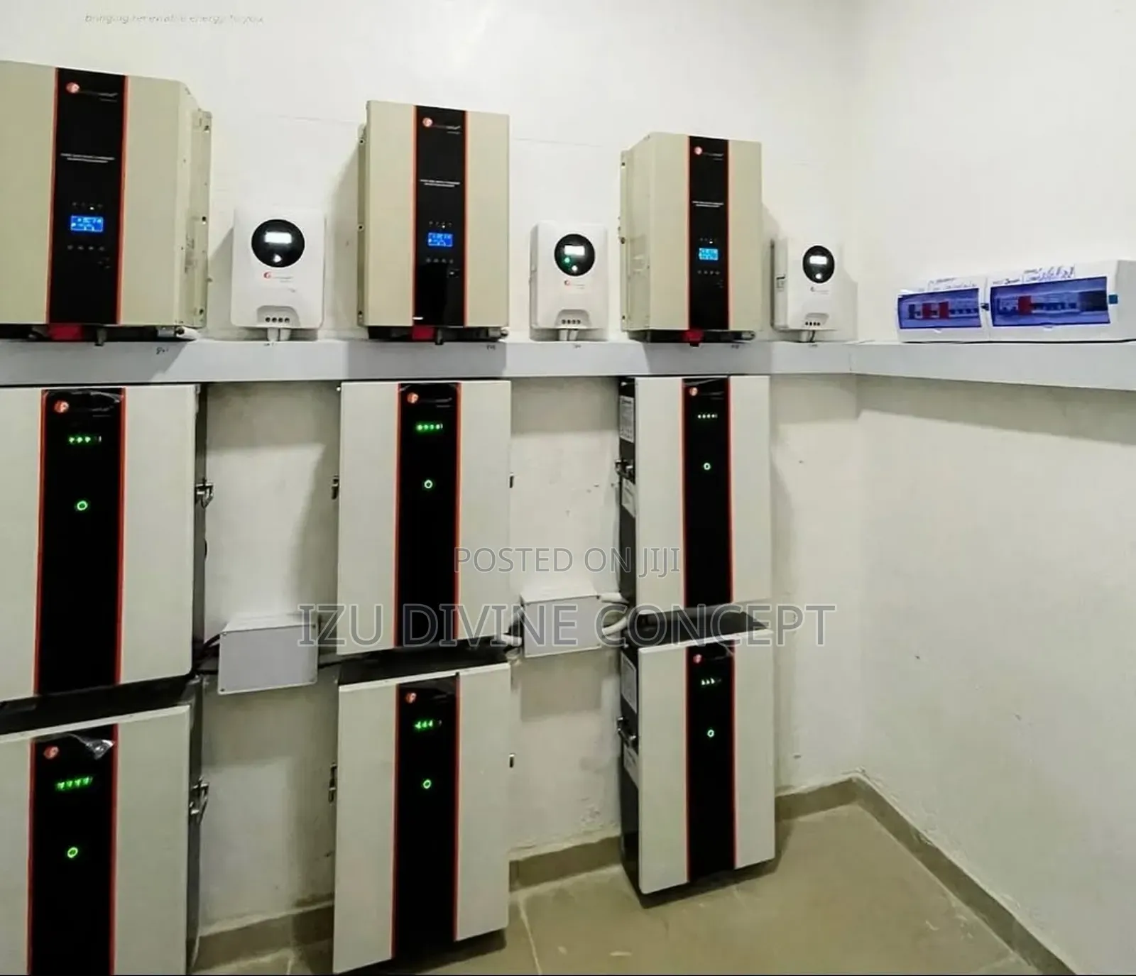 30 Kva Inverter Setup and 60 KWH Lithium Battery Backup