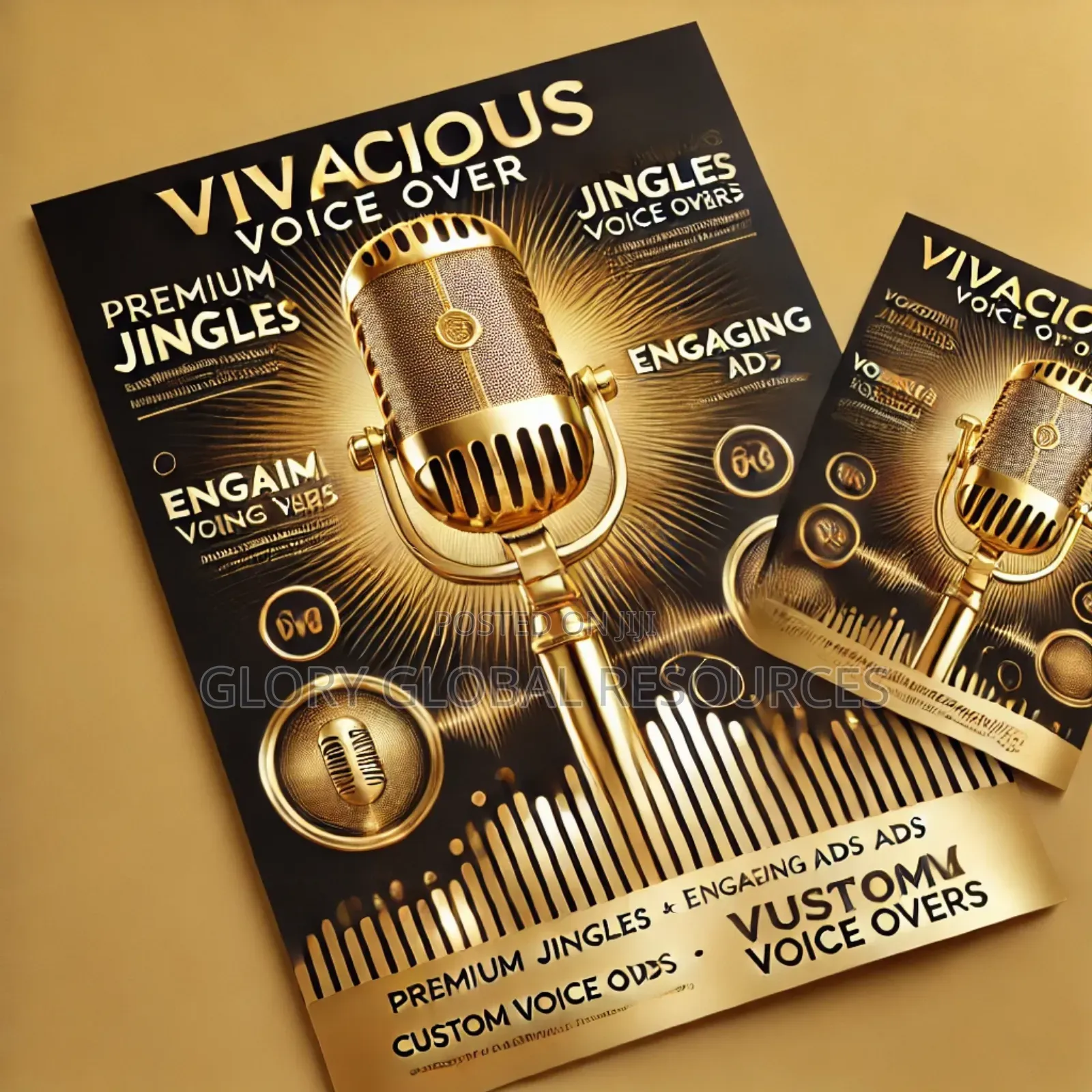 Voice Over for Video and Audio Advert,Jingles,Customer Care