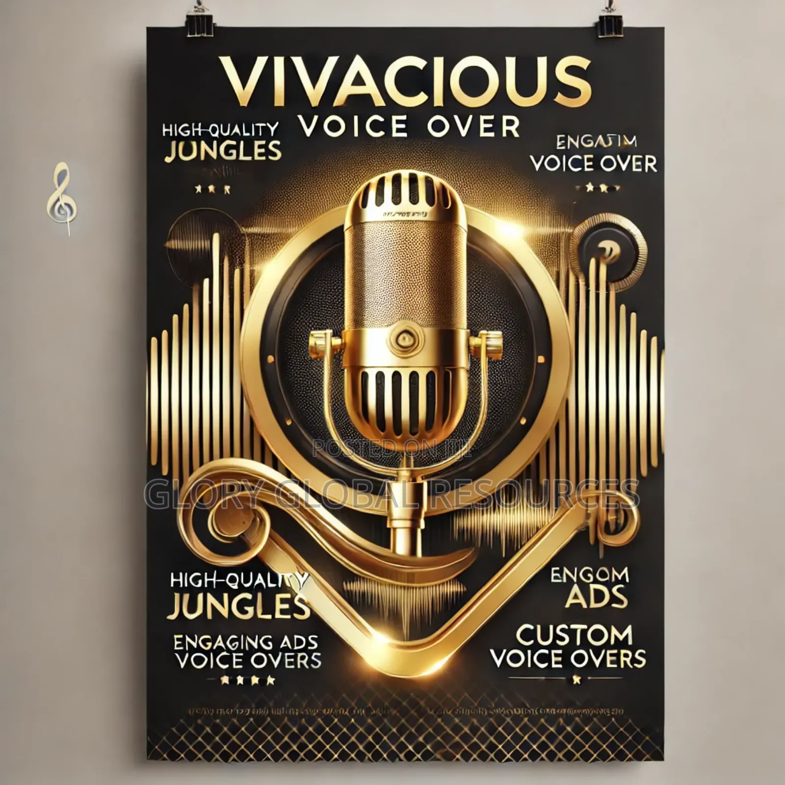 Voice Over for Video and Audio Advert,Jingles,Customer Care