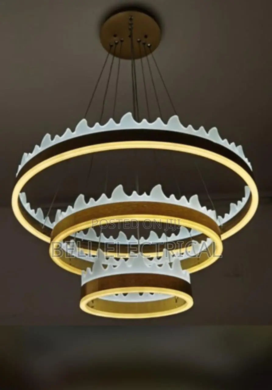 Gold Flame Modern Luxury Crystal Chandelier