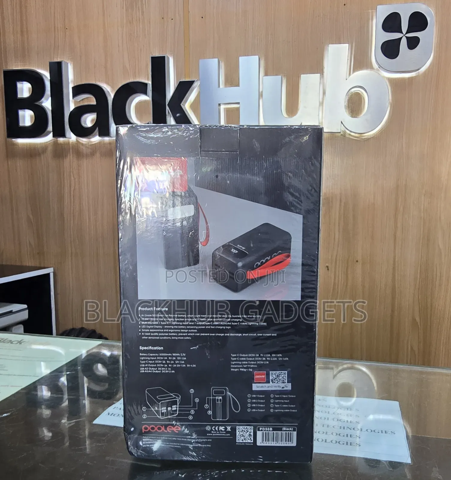 Poole Power Bank 50000mah 22.5w
