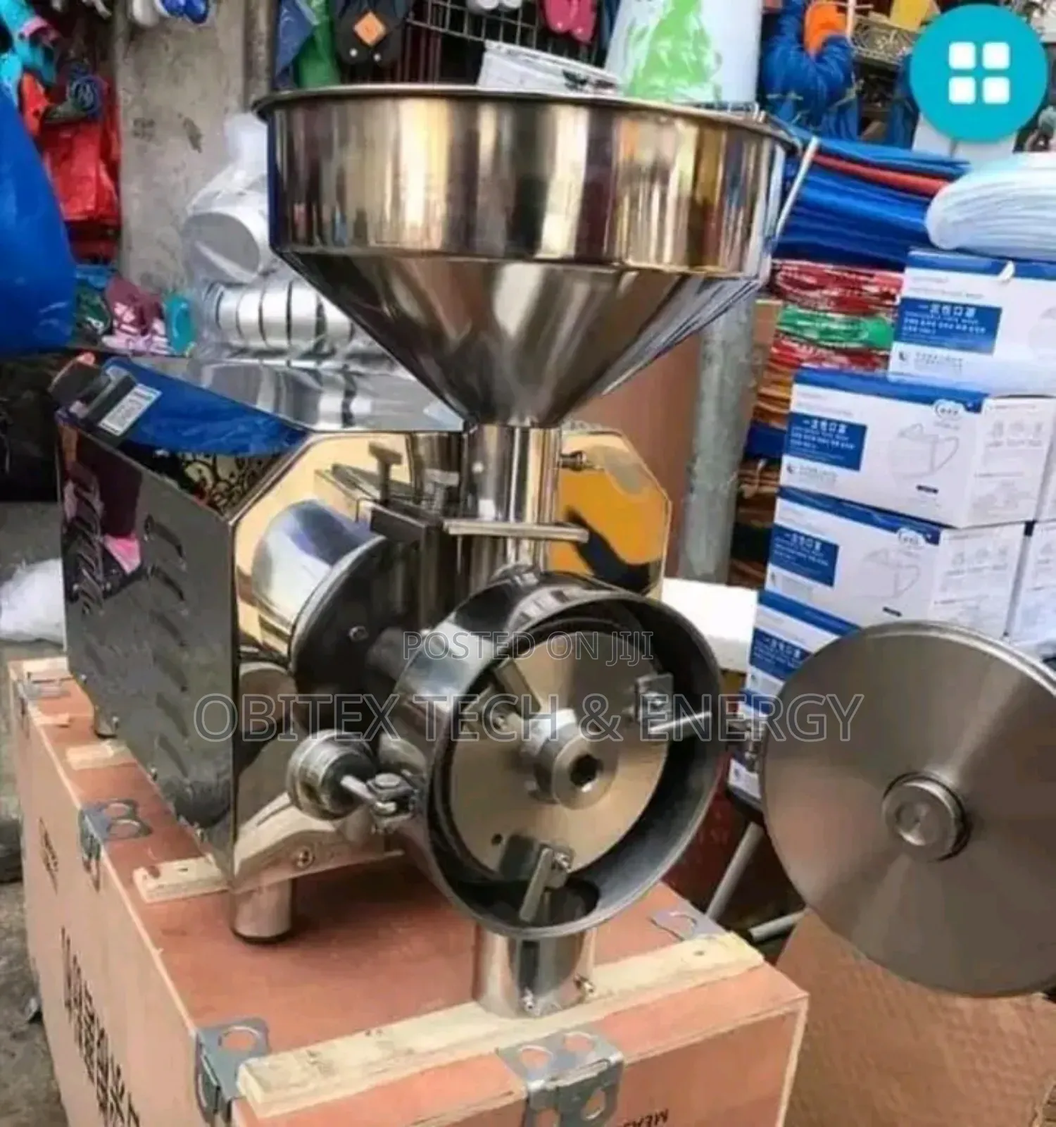 Heavy-Duty Grain Grinding Machine–Wet Dry, 2.2kw, 50kg/Hr
