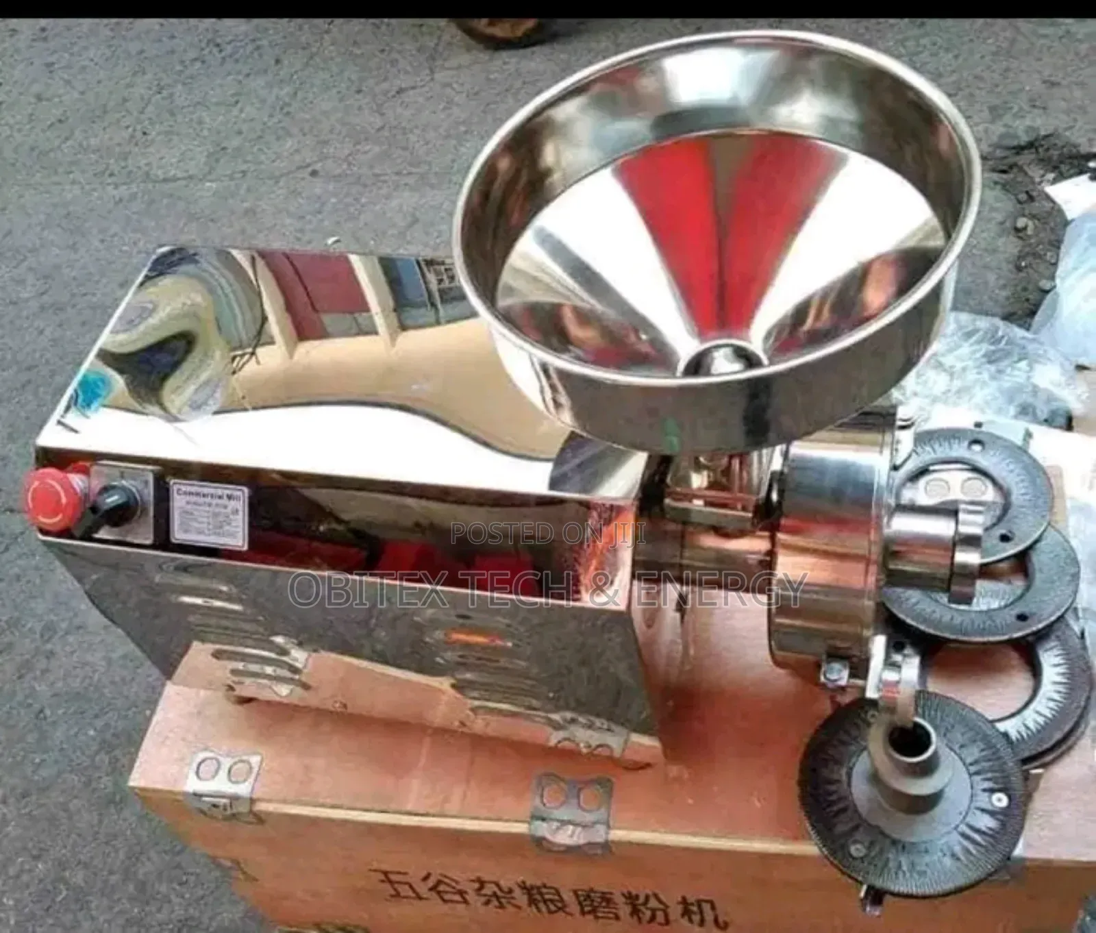 Heavy-Duty Grain Grinding Machine–Wet Dry, 2.2kw, 50kg/Hr