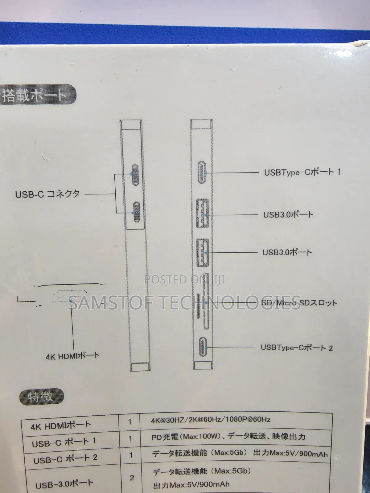 7 in 2 Type C Hub for Macbook Pro /Air