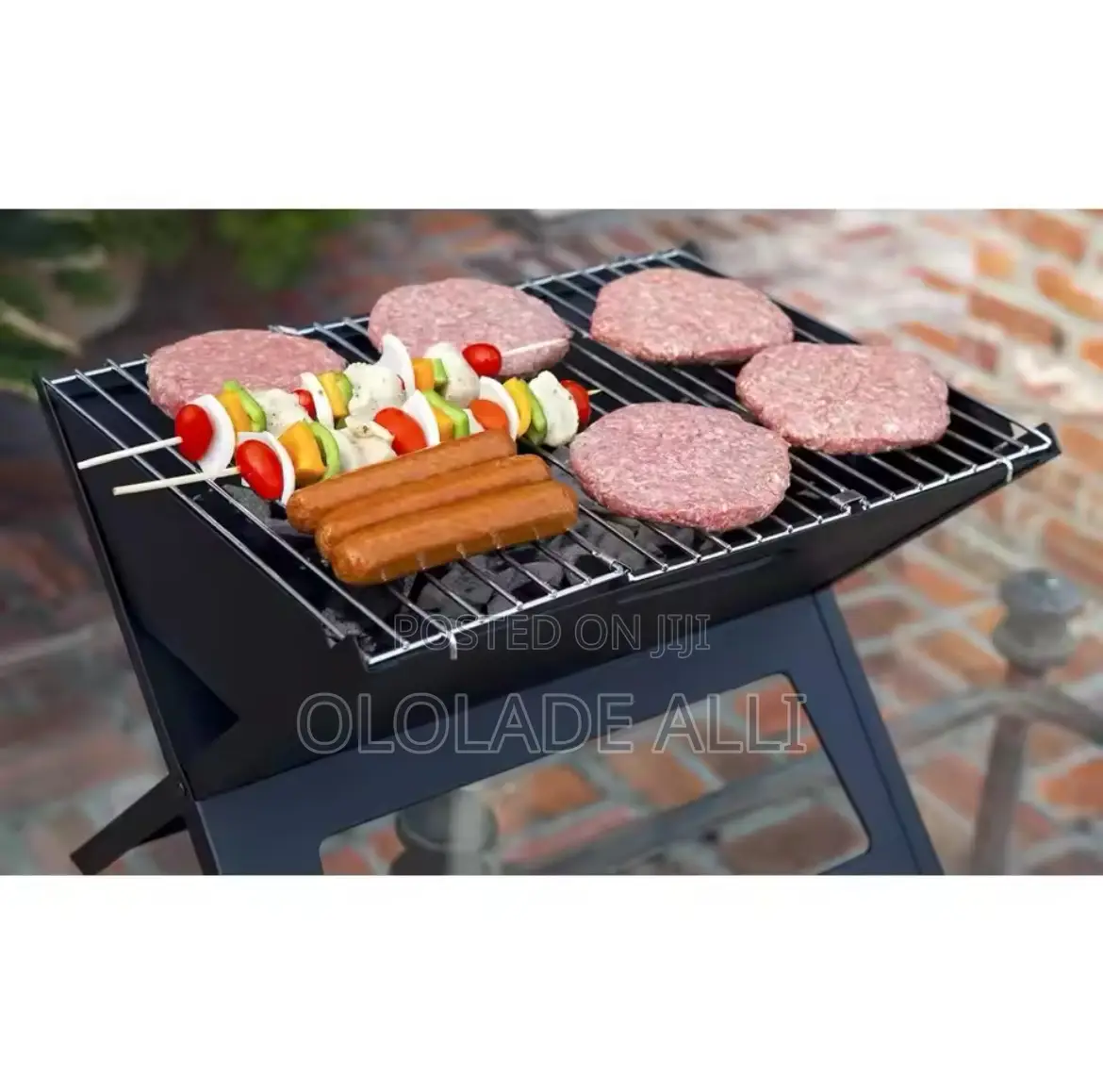 Folding BBQ Grill Cooking Bars Instant