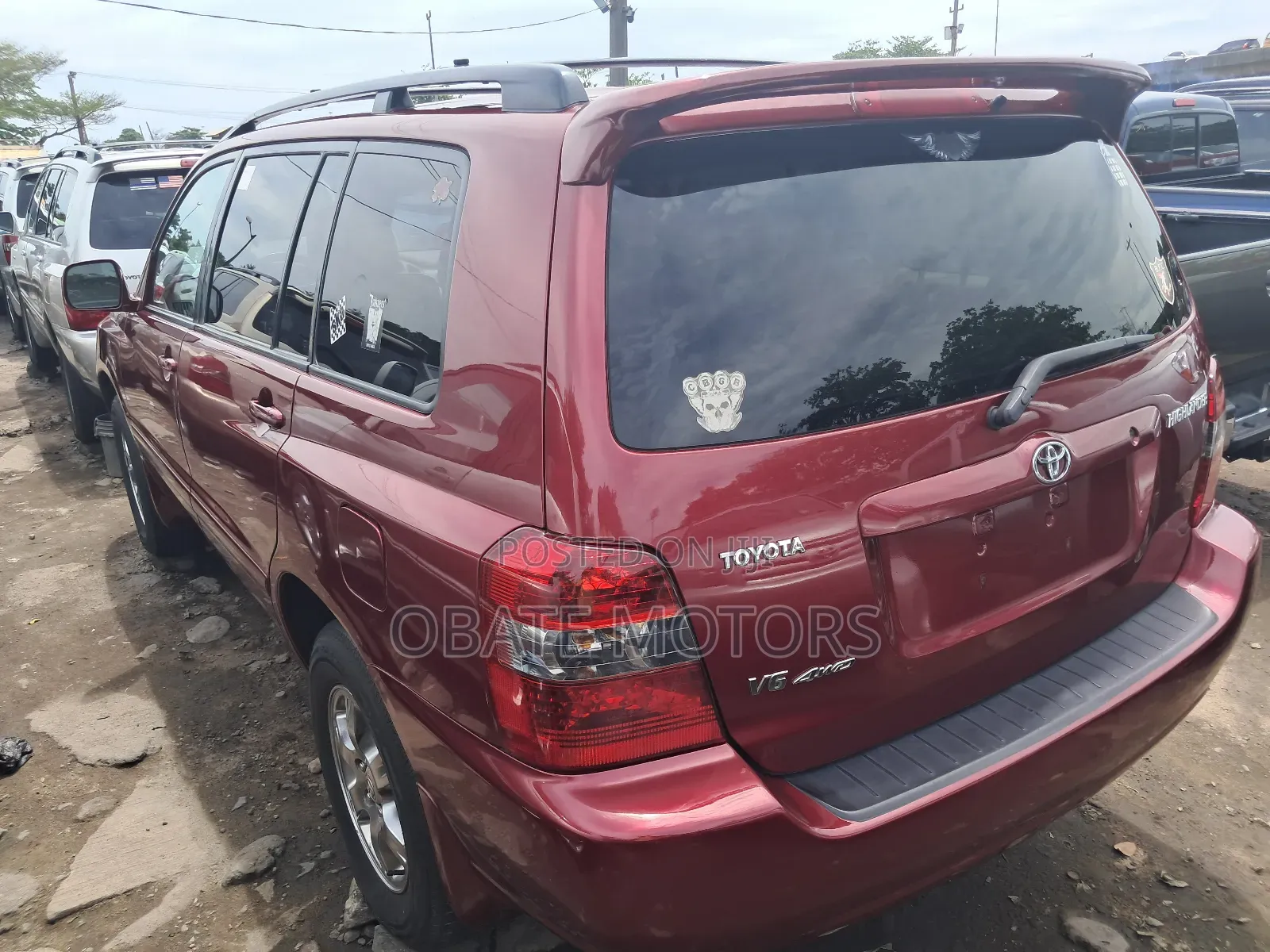Toyota Highlander Limited V6 2006 Red
