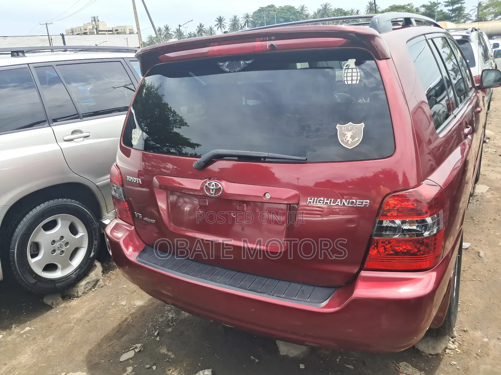 Toyota Highlander Limited V6 2006 Red