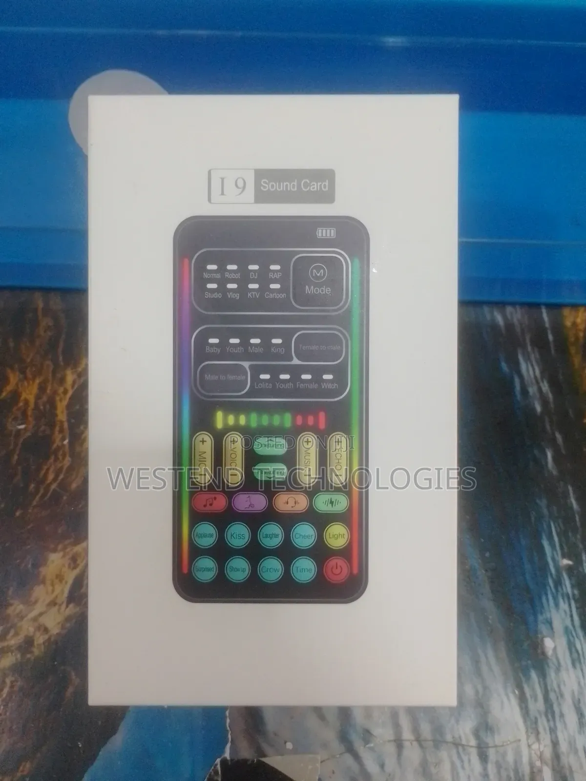 I9 Voice Changer Sound Card for Phones, Tablets, Pc Laptop