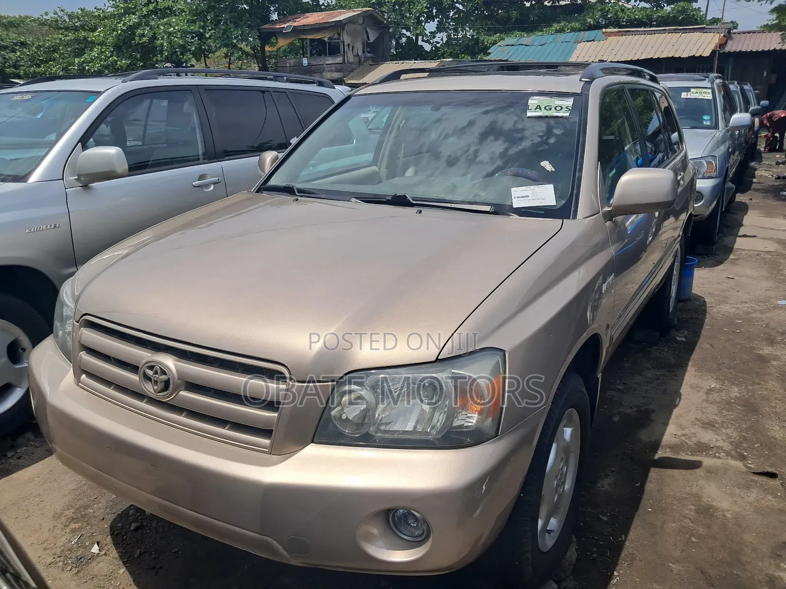 Toyota Highlander Limited V6 2006 Gold
