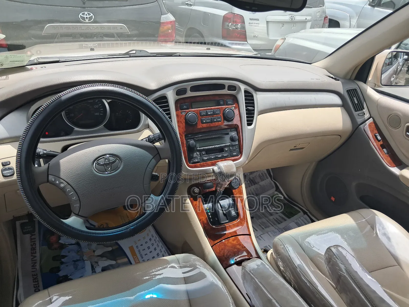 Toyota Highlander Limited V6 2006 Gold