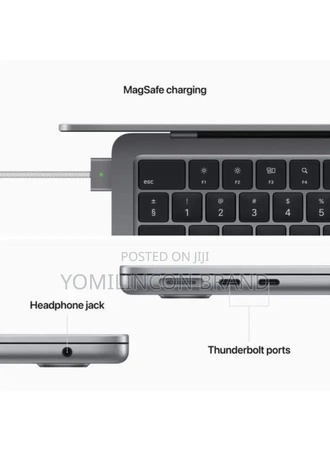 New Laptop Apple MacBook Air 2024 M3 13-Inch 16GB Apple M3 SSD 256GB
