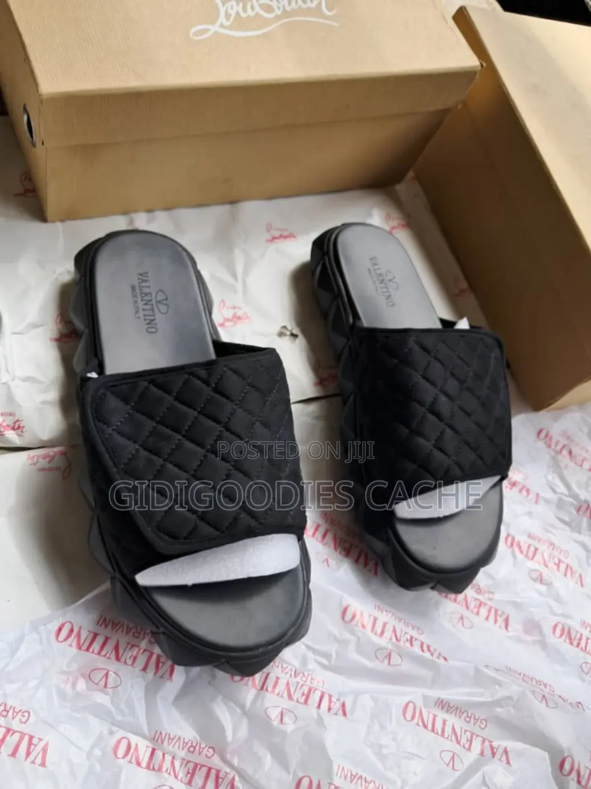 Valentino Velcro Slides